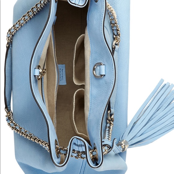 Gucci Soho Nubuck Medium Chain-Strap Tote Bag - Picture 2 of 8